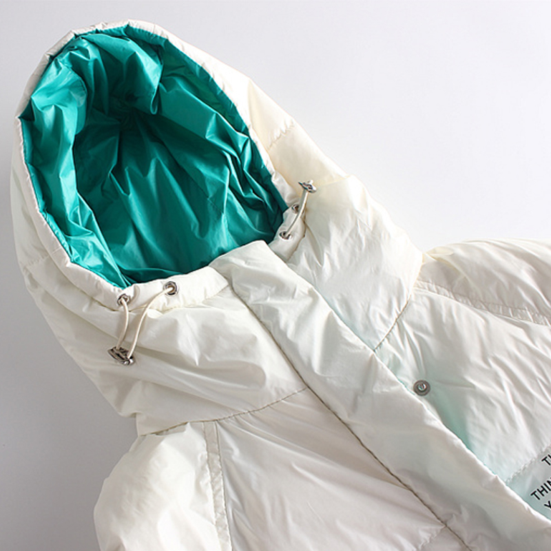 Winter Jas Vrouwen Dikker Warme Beneden Parka Witte Eend Donsjack Vrouwen Winter Vrouwelijke Losse Vrouwen Jas Winter Overjas