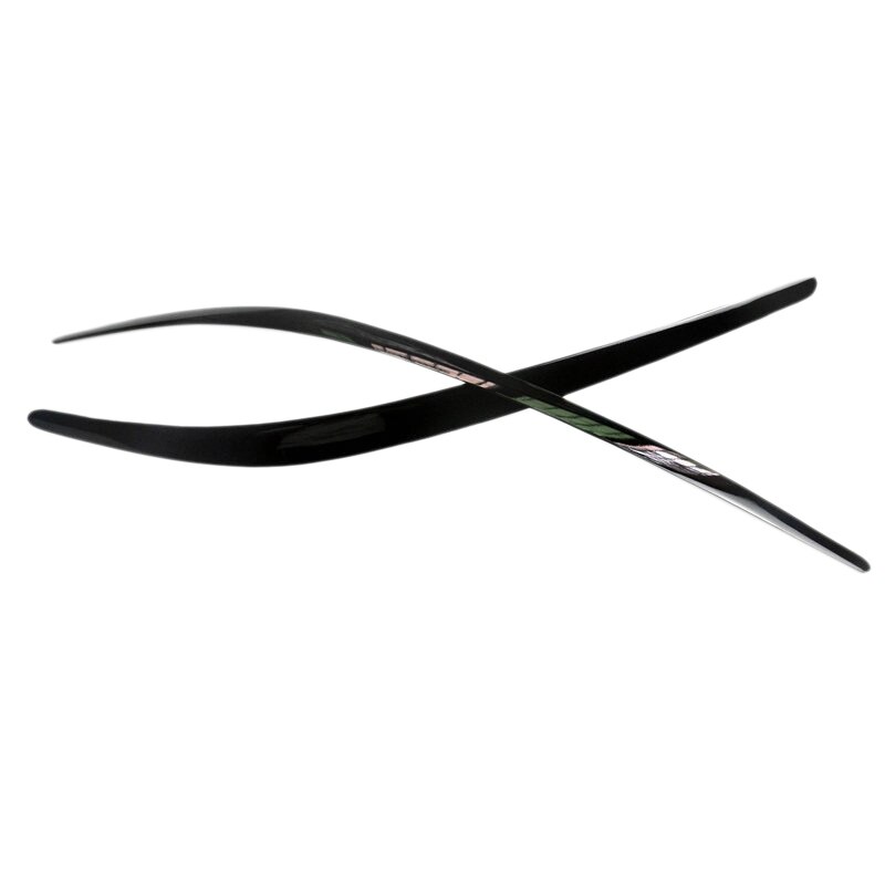 for Alfa Romeo Stelvio Glossy Black Headlights Eyebrow Lamp Eyelid Cover Sticker Trim Refitting