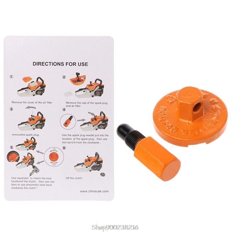 1Set Chainsaw Clutch Removal Tool Universal Piston Stopper Clutch Flywheel Drum Chain Saw Disassembly Parts S29 20