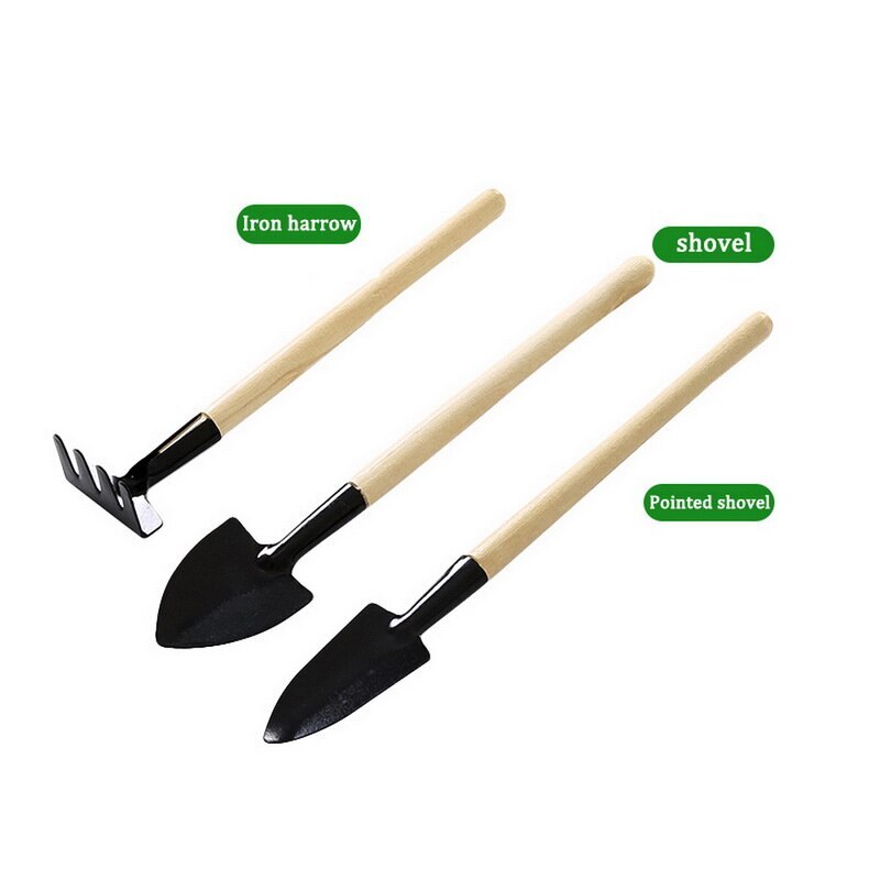 Mini Kit d'outils de jardinage de plantation outils succulents Kit de planteur de jardin Miniature outil de semis de transplantation pour ^ 9: Shovel set