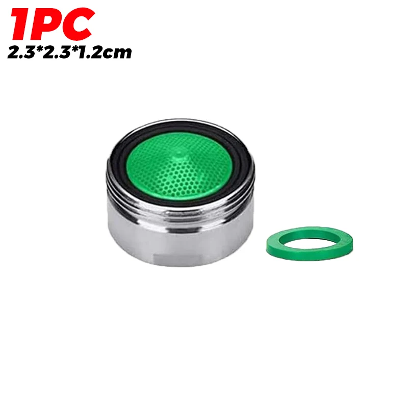 Aireador de grifo antisalpicaduras, grifo reemplazable para ahorro de agua, rosca de boquilla de grifo, burbujeador de grifo de cocina de 24mm, utensilios para el baño y el hogar: Blanco