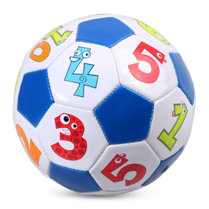 Portable children's football training ball for girls and boys, cute cartoon pattern inflatable football for outdoor and indoor use