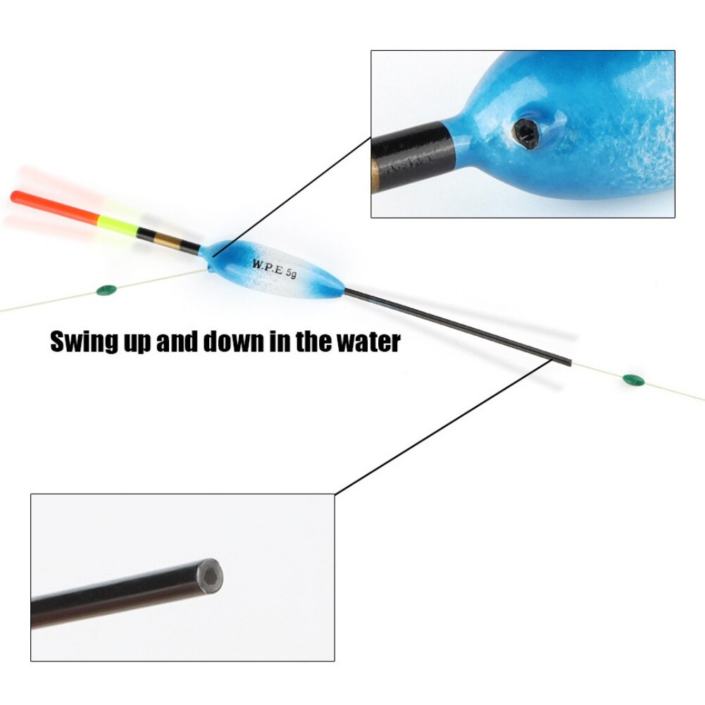 Boya de pesca automática portátil, boya de pesca rápida con doble gancho, accesorios para flotar peces al aire libre