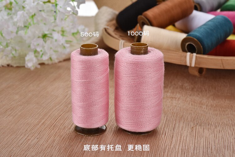 1000 Yards 24pcs Multicolor Machine Embroidery Thread Sewing Polyester Threads Craft Patch Steering-wheel Supplies