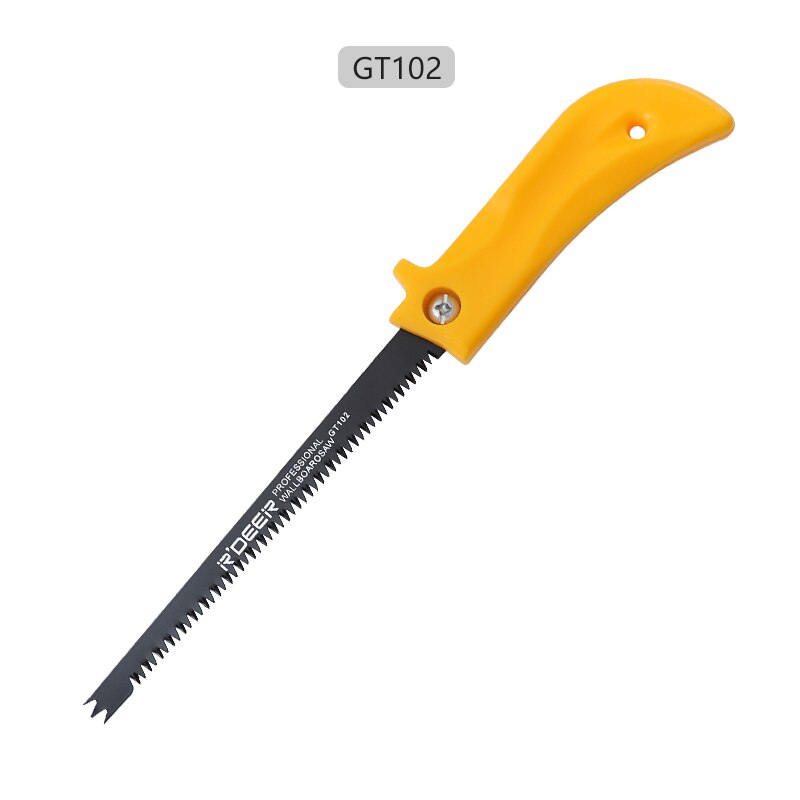 Drywall Hand Saw 6"/150mm Mini Saw 65# Manganese Steel Hacksaw for Gypsum Board Plasterboard Woodworking Saw 1pc: GT-102