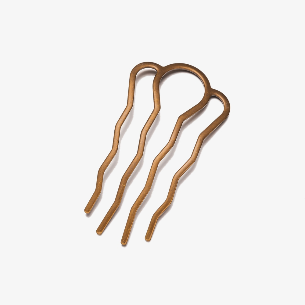 Horquilla de pelo en forma de U para mujer, 5 piezas, peine lateral, 4 dientes, horquillas para moño, herramienta de peinado, accesorios para hacer joyas: S / Gris