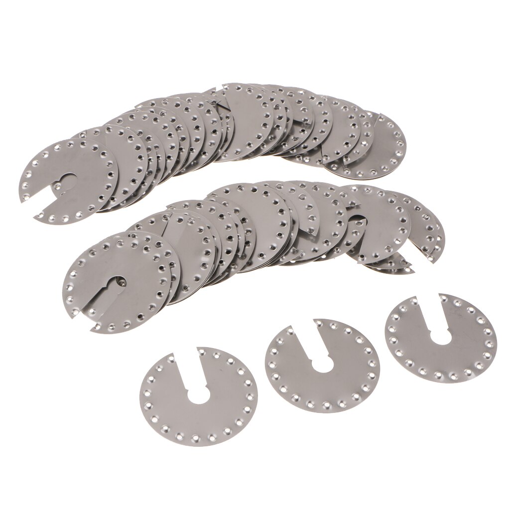 50PCS Solar Panel PV Grounding Clip/Washer/Spacer 1.77x1.77 inch