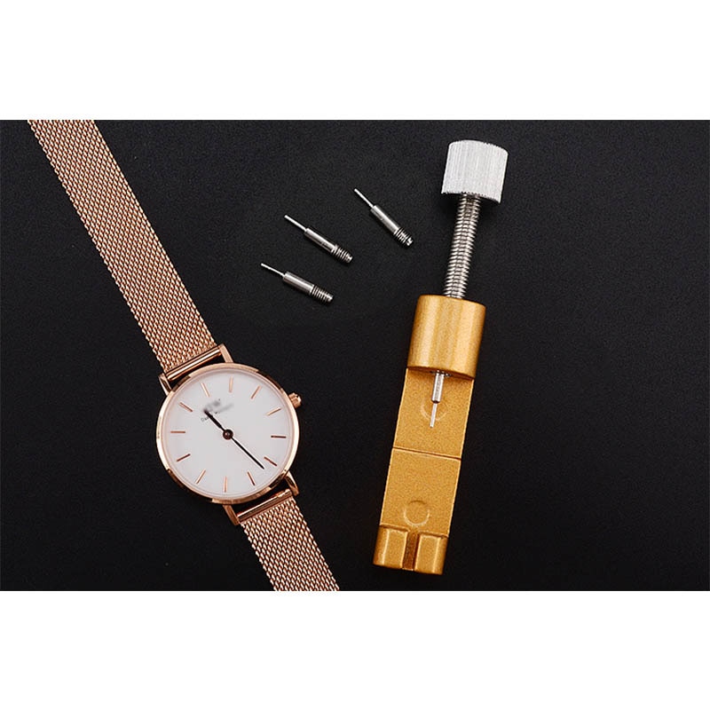 Nieuw Diy Metalen Richter Horlogeband Armband Link Pins Remover Repareren Gereedschap Kit FIF66
