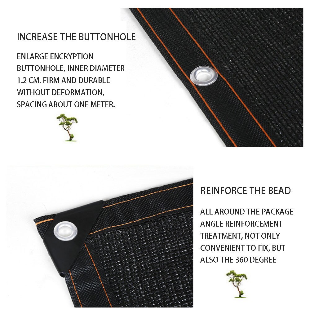 Outdoors PE Shelter Awning Sunscreen Portable Durable Flower Plants Swimming Pool Balcony Shed Practical Garden Shed Shade Net