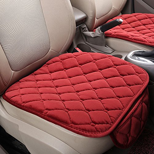 Solid Universal Soft Car Seat Cushion Padded Massage Van Vehicle Interior Protector: Red