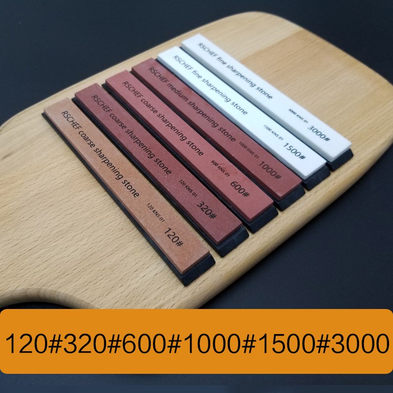 Fixed angle knife sharpener sharpening stone corundum diamond whetstone oil stone honing stones knife sharpening system: 6 stone-b