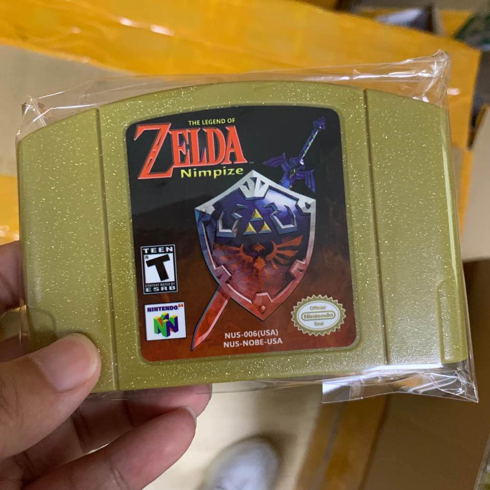 Retro N64 Famosi Classic Cassette Gioco Twitter Popolare ricordi d'infanzia 90S 80S Regali Di Natale per I Ragazzi: Zelda Nimpize