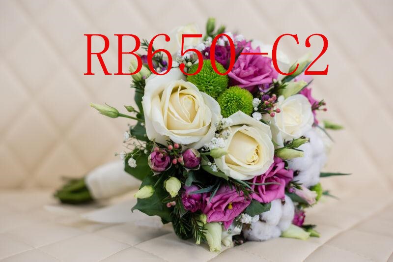 Accessoires de mariée de mariage tenant des fleurs 3303 RB650: RB650-C2