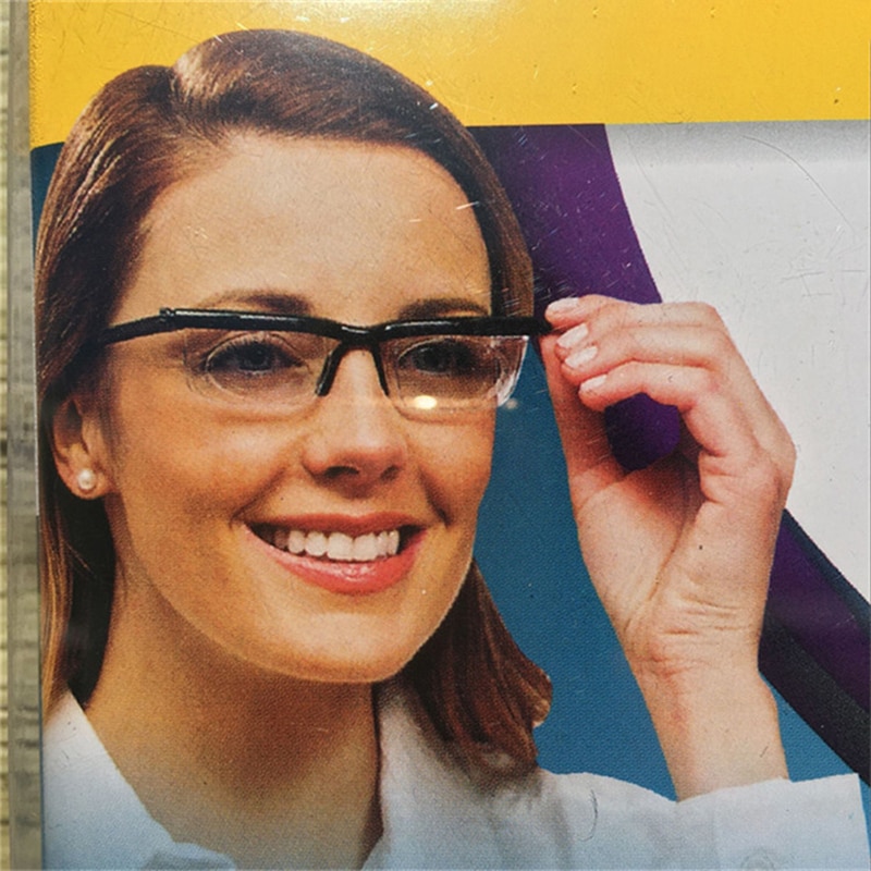 Adjustable Strength Lens Zoom Reading Glasses Eyewear Variable Focus Vision Eyeglass Magnification Presbyopic Glasses