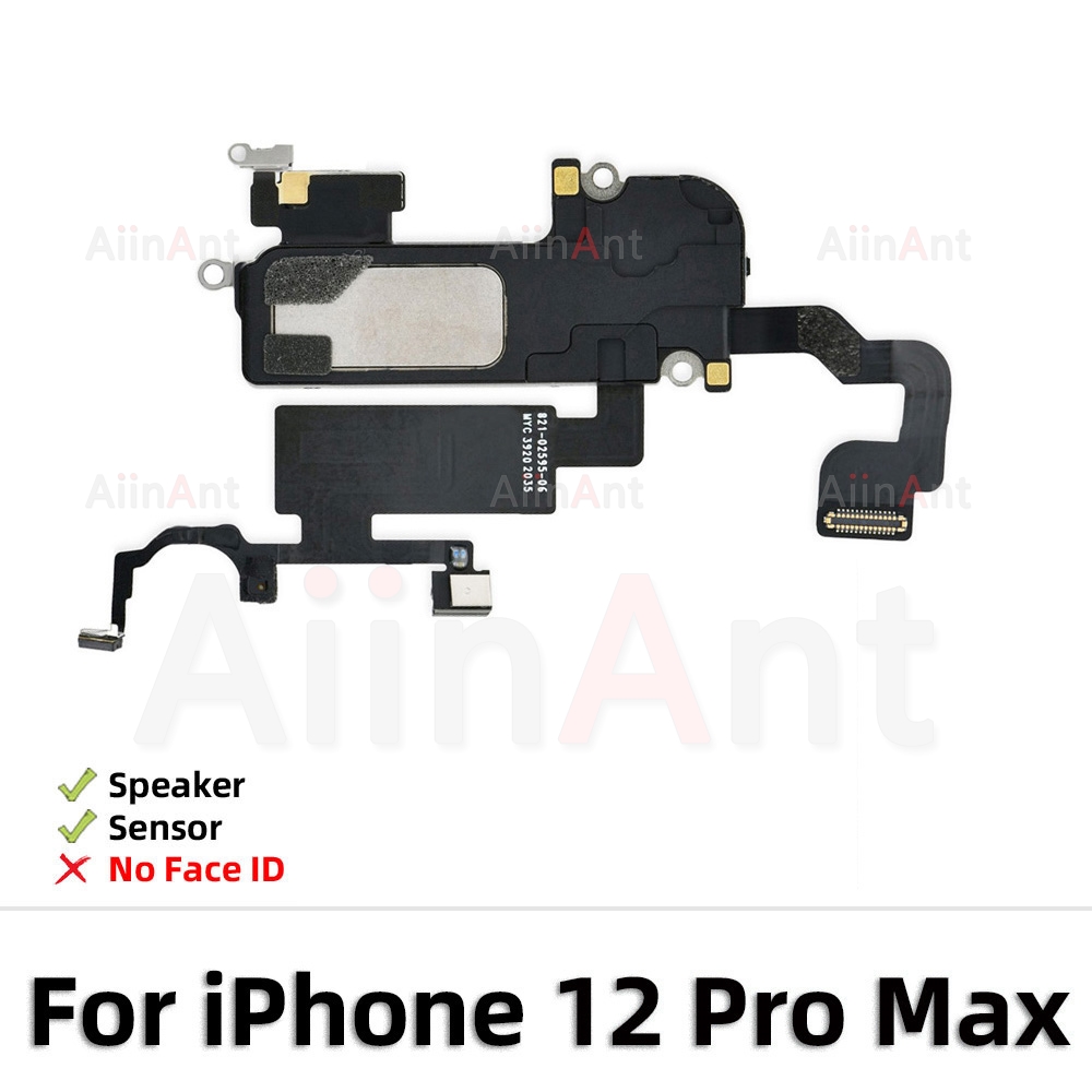 AiinAnt Telefon oben Nähe Sensor Klang Ohr Hörer Lautsprecher biegen Kabel Für iPhone 11 12 Profi X Xr Xs max 5s 7 8 Plus Sapre Teil: Dunkelblau