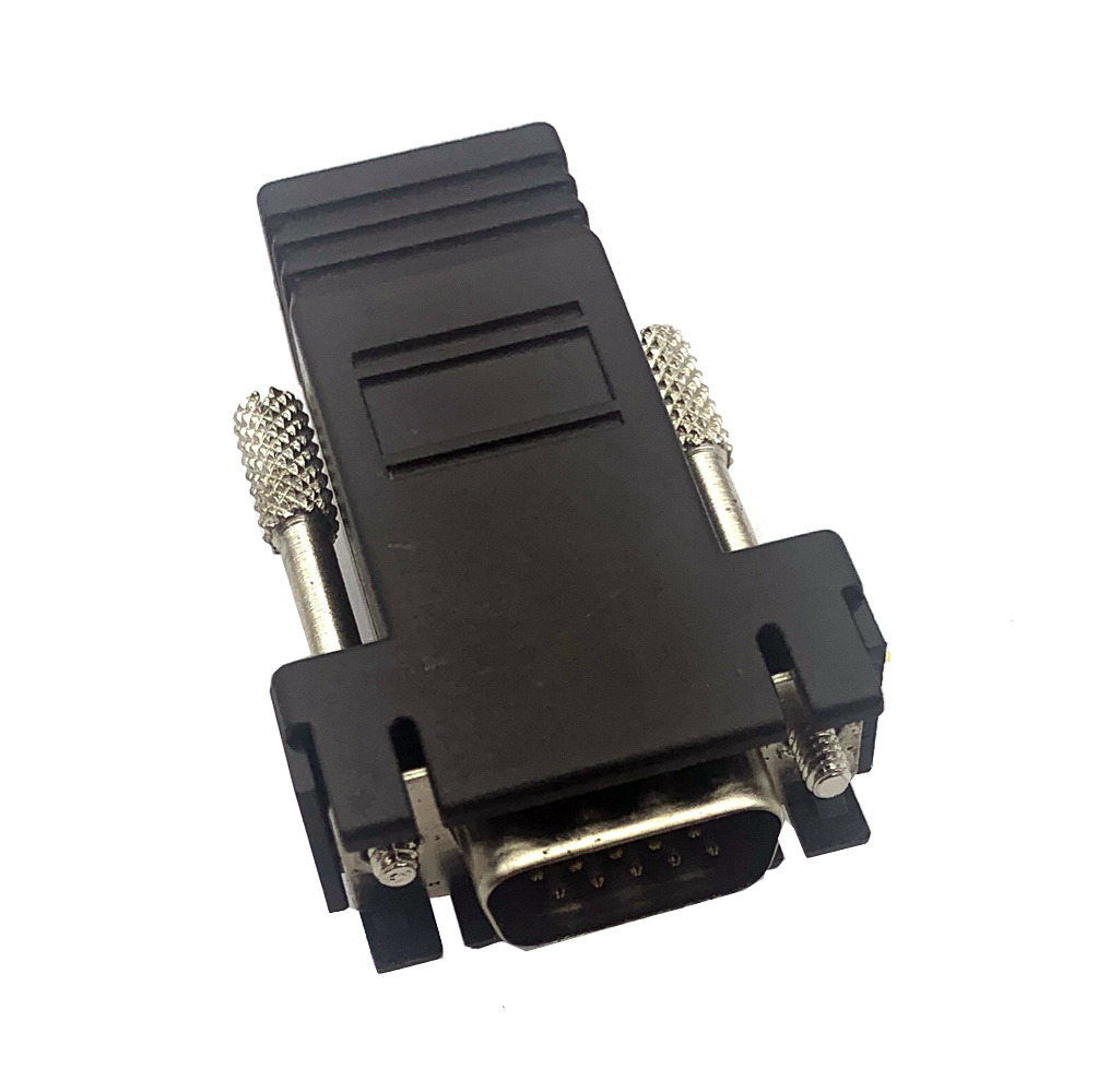 Db9 Vga15 Db25 Mannelijk/Vrouwelijk 9 15 25pin Seriële Poort Connector Naar Rj45 Kabeladapter D-SUB Adapter Extender Connector Voor Computer: Beige