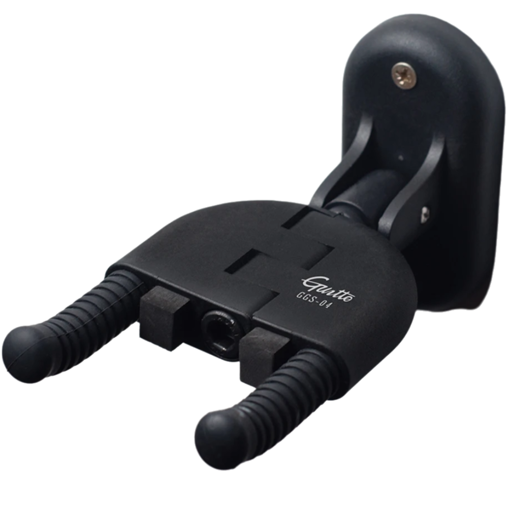 Joyo guitto serie ggs -04 metalen gitaarhangerhaak, antislip wandhouder, zwaartekrachtvergrendeling, krachtige ondersteuning, opvouwbaar