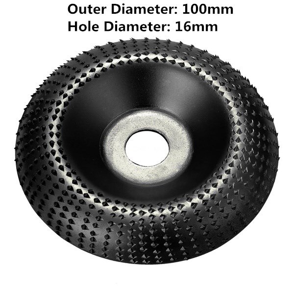 Tungsten Carbide Wood Grinding Wheel Discs Angle Grinder Sanding Discs Metal Plastic Wood Abrasive Tool: Type 11