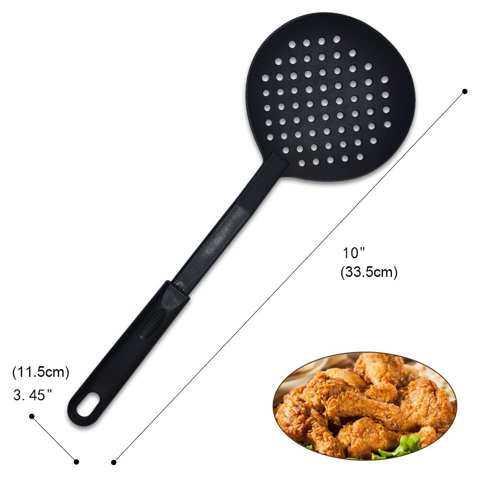 Utensi – cuillère à soupe fendue en Nylon résistant à la chaleur, louche à passoire, batteur à œufs, outils de cuisine, broyeur de pommes de terre à la tomate