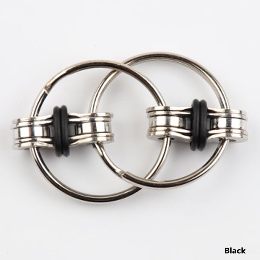 1 Uds. Cadena de juguete para niños Fidget toy Hands Spinner llavero juguetes para aliviar el estrés TDAH superior