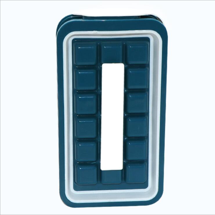 Ice Ball Maker Kettle 2-in-1 Portable Ice Kettle With Lid For Cocktail Ice Coffee Ice Tea Ice Cubic Maker Container: Square ice cube