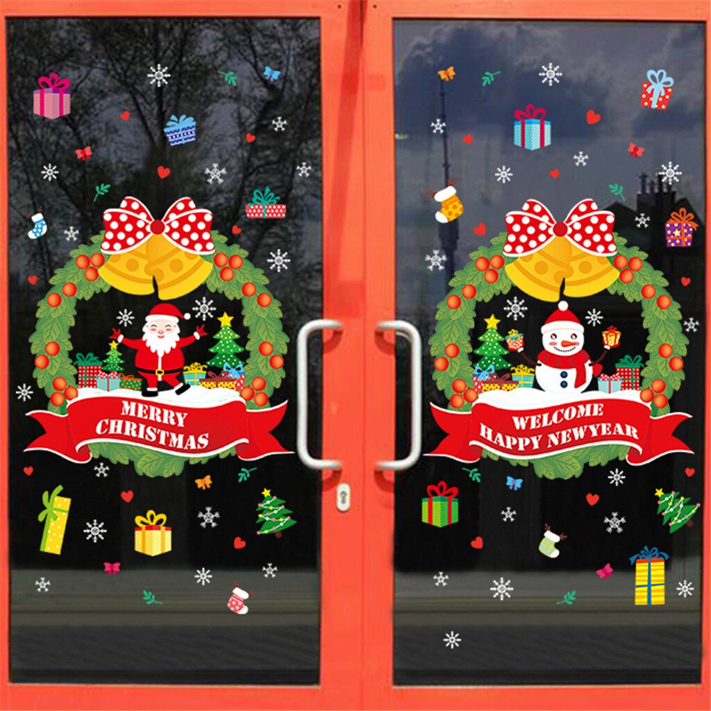 Weihnachten Mauer Aufkleber groß Nase Rentier Einkaufen Fenster Glas Dekor Fröhlich Christmas Dekorationen Pro Heimat Festival Wandgemälde Decals #20: E