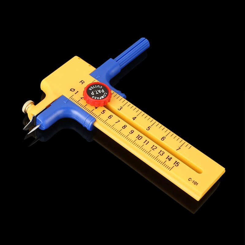 Cortador de círculos, brújula, círculos, cortador de papel de fotos, herramienta de bricolaje, dispositivo tangencial, cuchillo de círculo redondo, 10-150mm, 10-300 de diámetro