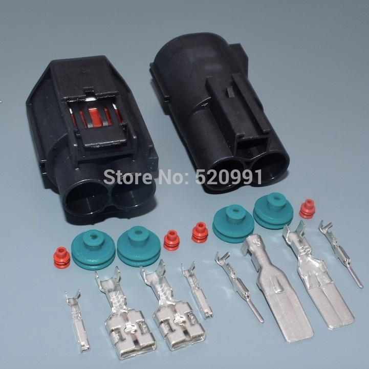 shhworldsea 1sets 4 Pin 7283-8497-90 Female Waterproof Connector Electric Fan Socket Plug For Ford Focus Volvo Land Rover