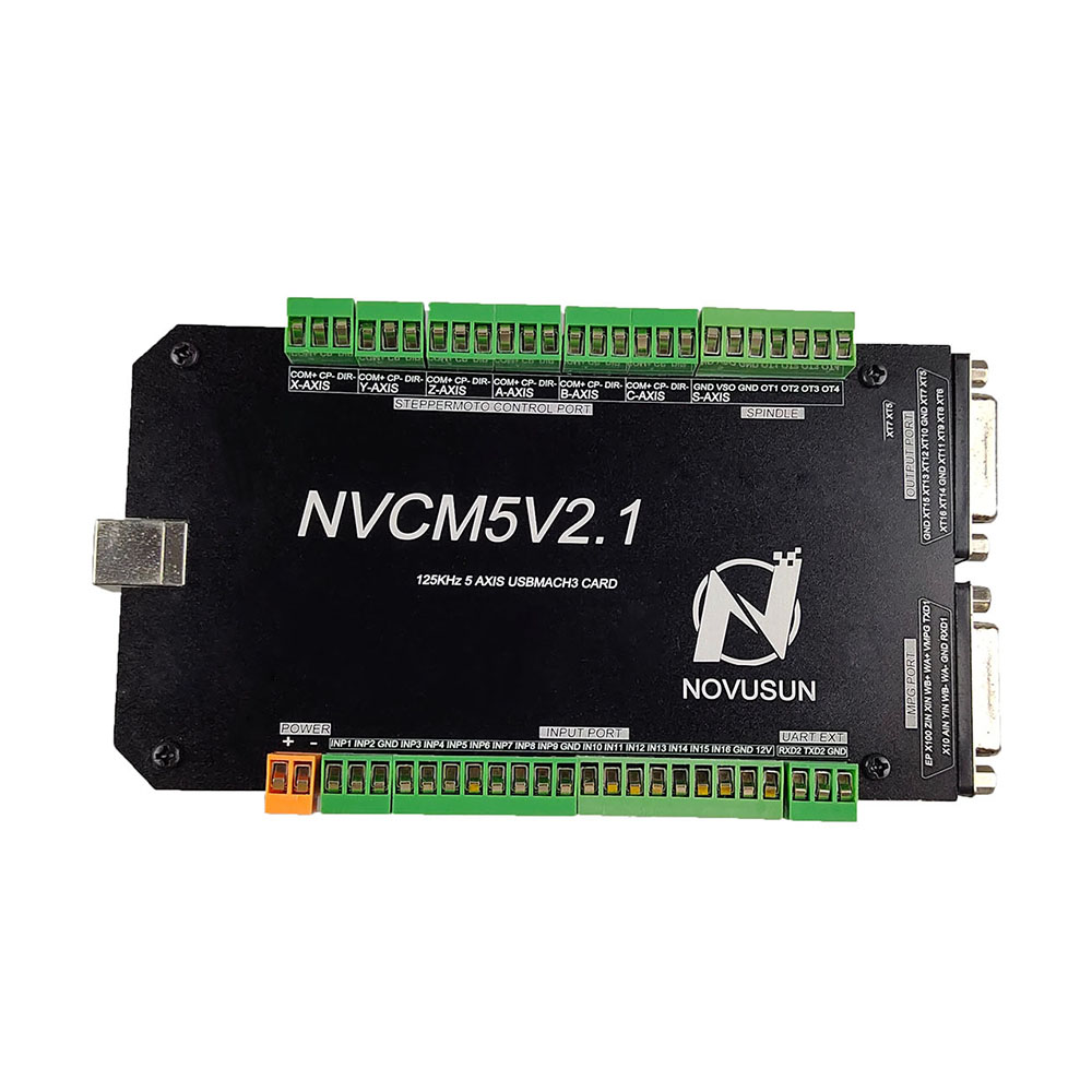 NVCM Mach3 USB interface cnc motion controller nvcm 3 axis 4 axis 5 axis 6 axis cnc motion control card metal case does not heat