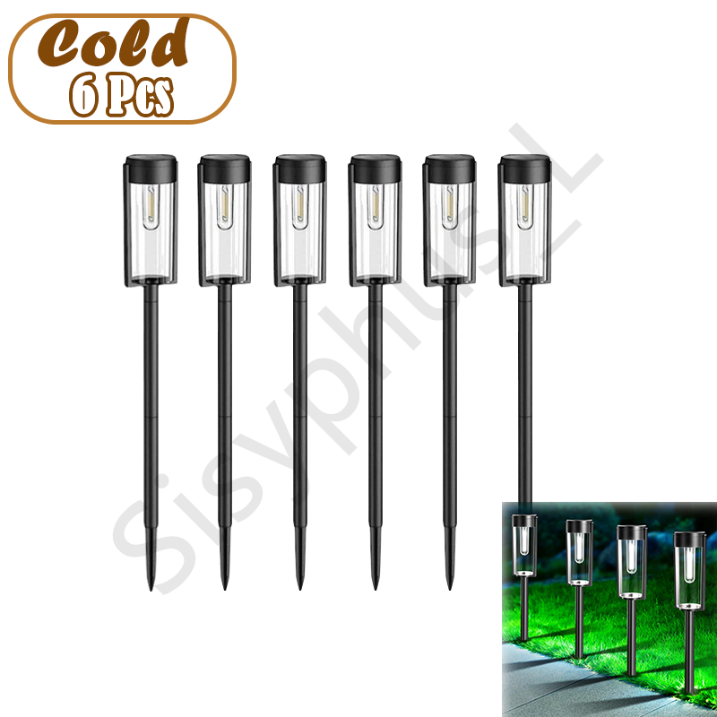 LED Solar Pathway Lichter Outdoor Garten Lampe Wasserdicht Landschaft Lichter Lichter Gehweg Auffahrt Rasen Terrasse Garten Dekor