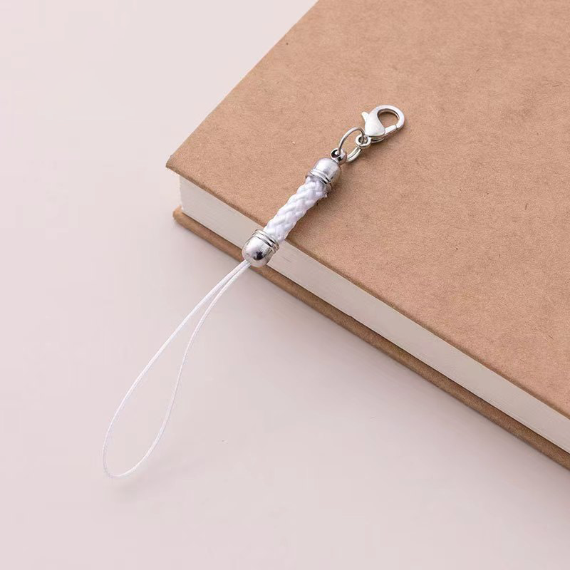 20 Stück Schlüssel bunds eil mit Bieger ing Schlüsselband Lariat Riemen Schnur für sterben Herstellung von DIY Schlüssel Ring Anhänger Zubehör