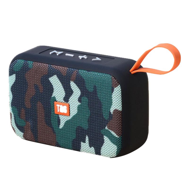Portable Speaker Wireless Bluetooth Speakers Durable Outdoor Sports Subwoofer Music Player Support TF Card FM Radio Aux Input: Camouflage