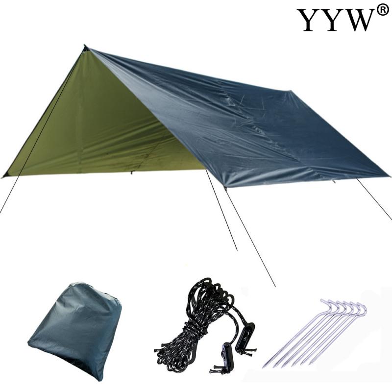 Ultralight Tarp Outdoor Camping Tourist Camouflage Tent Sun Shelter Shade Awning Pergola Waterproof Beach Tent Hammock Rain Fly