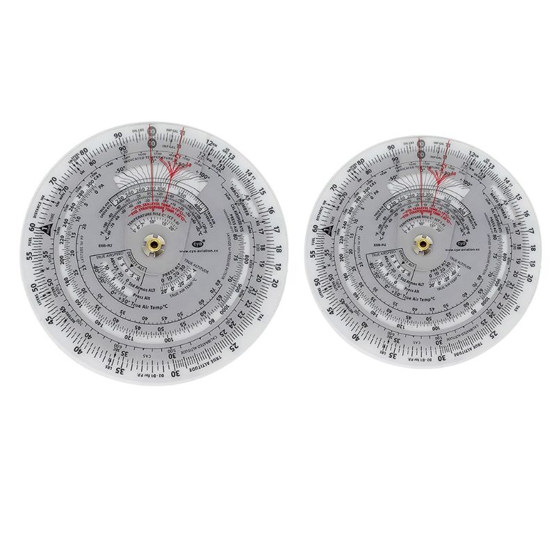 E6B Aviation Round Shape Circular Vector Flight Measuring Computer Calculator
