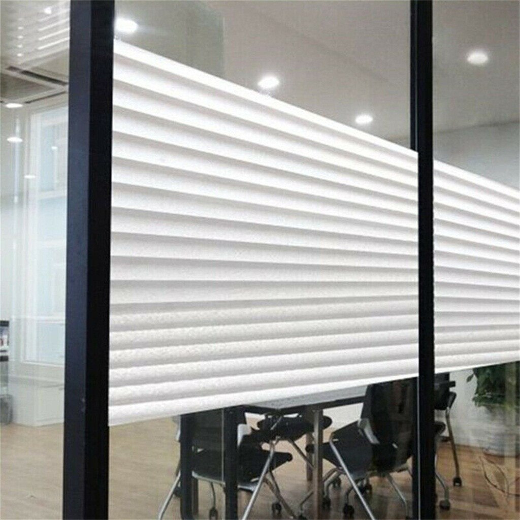 1-Way Vision Horizontale Glas Jaloezieën Statische Lijm-Gratis Voor Home Office 21X39Inch Sticker Licht transmissie Decoratieve Films