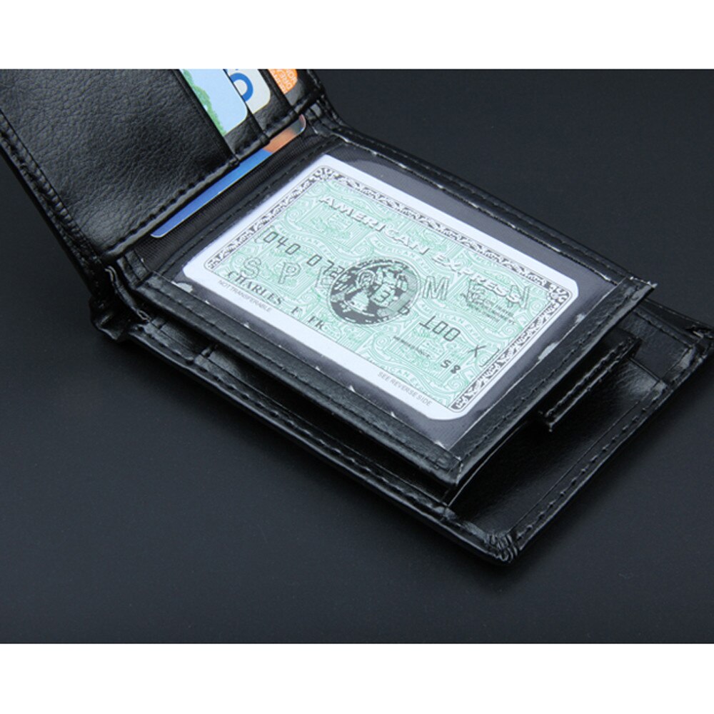 Mannen Bifold Zakelijke Lederen Portemonnee Id Credit Card Holder Purse Zakken Mini Portemonnee Mannen Kleine Portefeuilles Billetera Hom Coin portemonnee