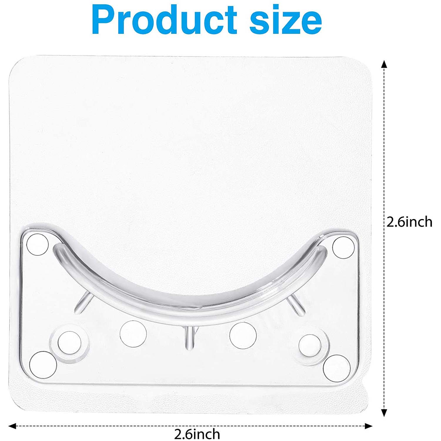 A Pair Of Shower Curtain Rod Brackets Paste Wall-mounted Shower Rod Brackets Without Punching Towel Bar Mounting Fixtures