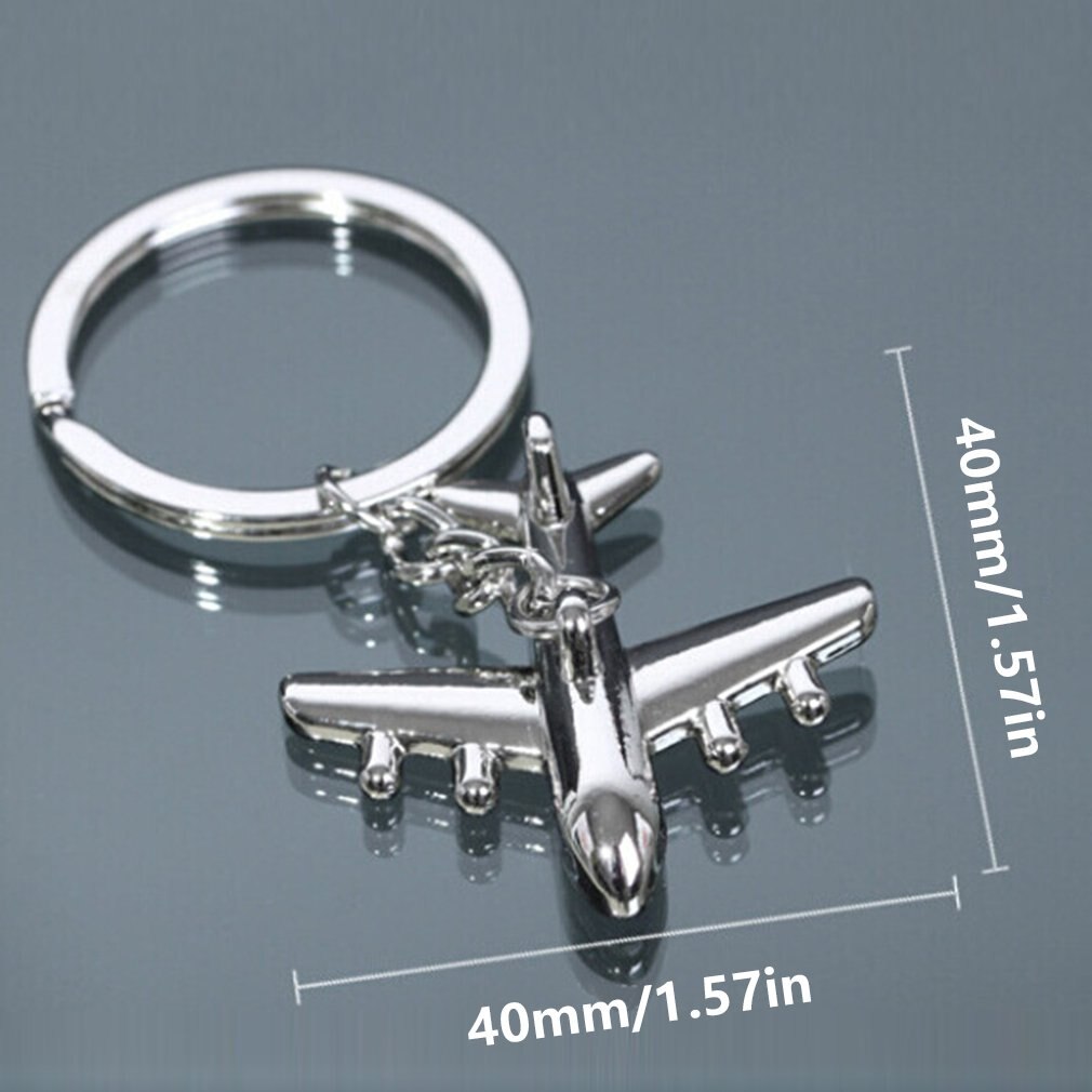 Metal Keychain Airlines aircraft key chain Exquisite pendant decorative ornament Ring Decor Accessories