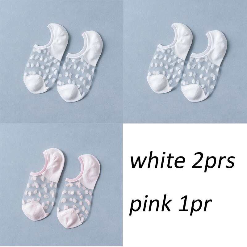3 para/zestaw Lot moda Dot skarpetki dla dziewczynek kobiet skarpetki do chodzenia po domu Mix letnie kolory gładkie uczucie skarpetki podłogowe kolor oddychający Sox: set 6