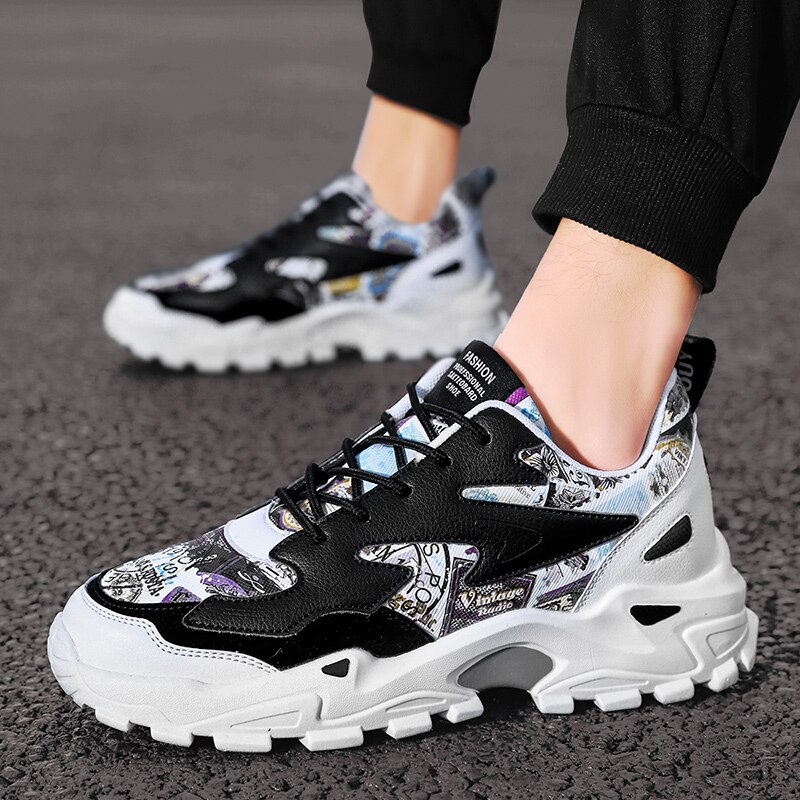 Summer Sneakers for Men Comfortable Outdoor Non-slip Men Casual Shoes Summer Outdoor Trend Flats Shoes Zapatos