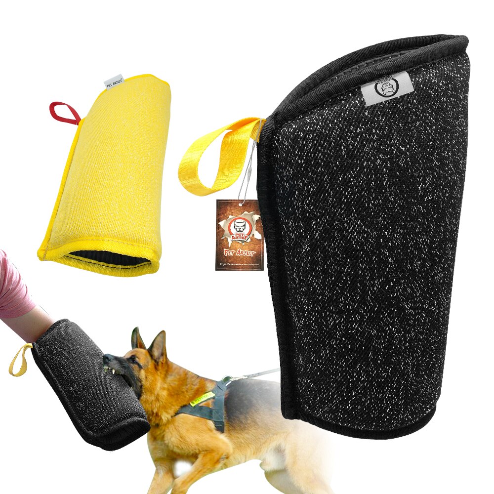 Funda protectora para brazo de mordedura de perro, herramienta Entrenamiento de mascotas para morder para perros medianos y grandes, perro policía, pastor alemán Pitbull,