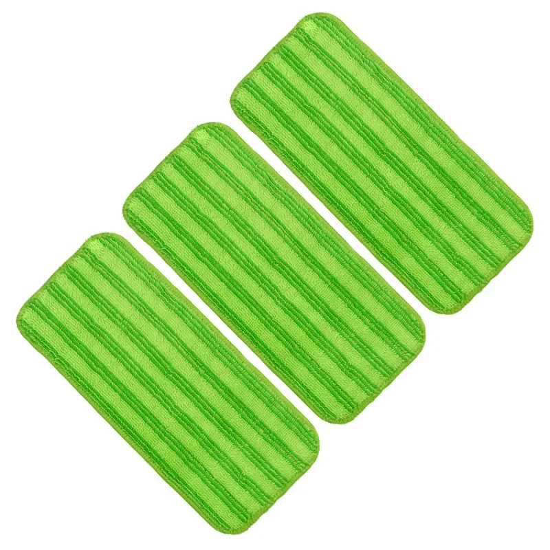 3 Stuks Herbruikbare Dweilpads Voor Swiffer Wetjet Dweilt Natte Droge Kop Voor Swiffer Natte Jet Dweil Huishoudelijke Hardhouten Vloer Schoonmaken: green