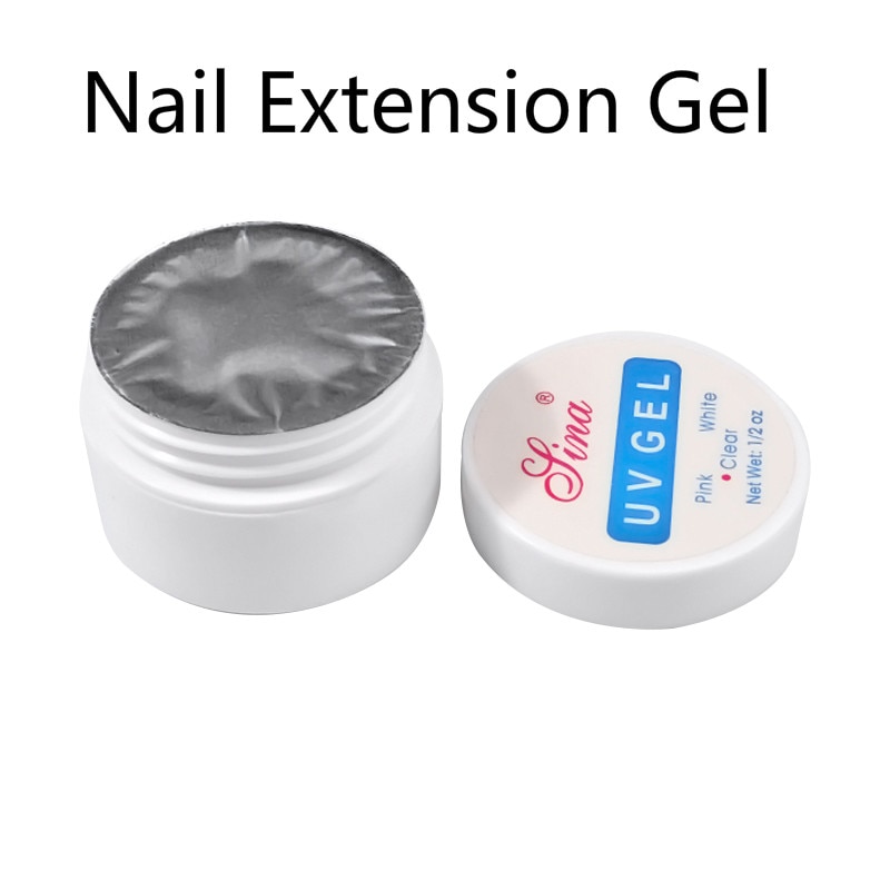 1Pcs 3 Kleuren Nail Extension Gel V Nail Art Transfer Decoratie Nail Art Accessoires Manicure Gereedschap Nail Levert