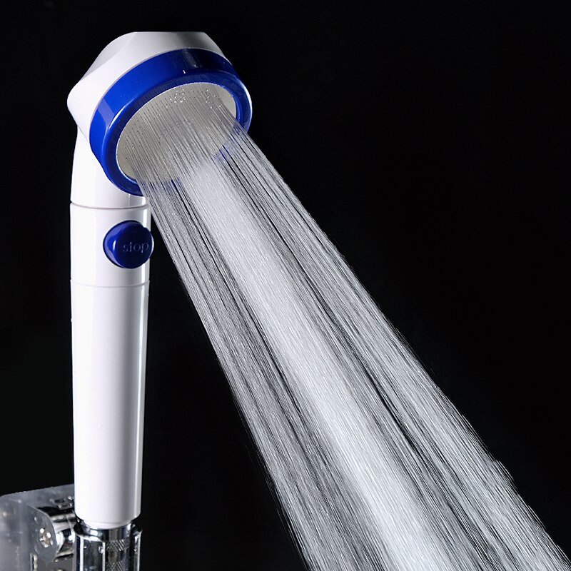 Bedroom High-pressure Shower Set Household Spout Nozzle Water Heater Shower Head Stainless Steel Shower Hose and Base