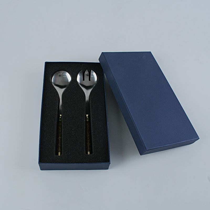 Box Christmas Cutlery Set Of Forks And Spoons Stainless Steel Tablespoons Serving Cutlery For Restaurants Wedding