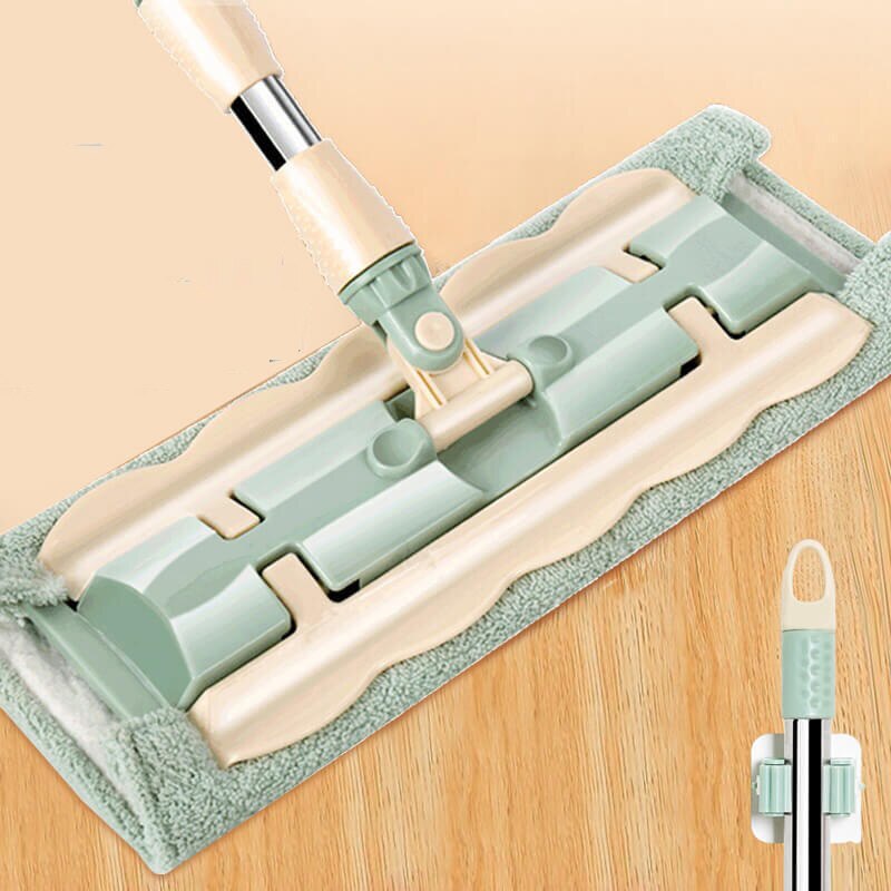 Flat Mop Floor Cleaning Mop 360 Degree Microfiber Broom Rotating Superfine Fiber Swabs wash flat Household Cleaning Tools