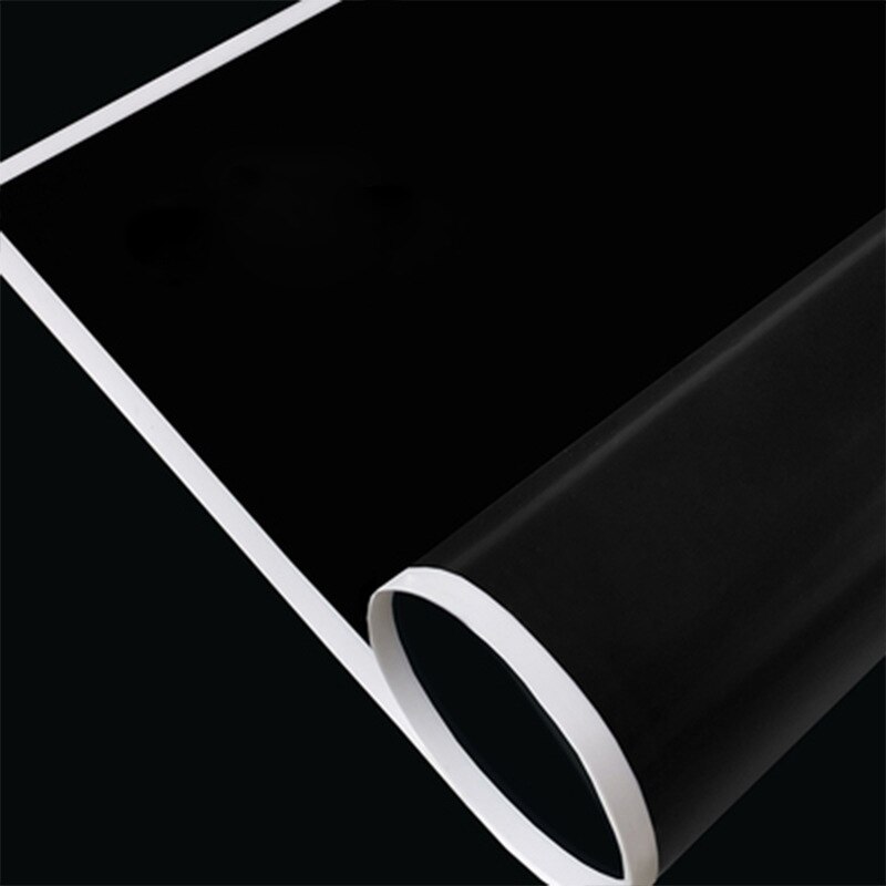 20 Sheets/lot 58CM Black White Nobility Wrapping Paper Matte Paper Floral Bouquet Wrapping Flower Paper Waterproof Craft Paper: black