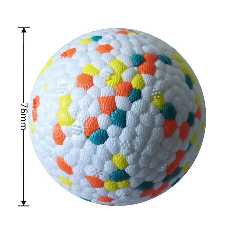 Juguetes para perro Pelota de juguete Indestructible para perros medianos y grandes, bola sólida hinchable para Chewers agresivos, juguetes de Limpieza de dientes para cachorros suministros para perros: 1-L
