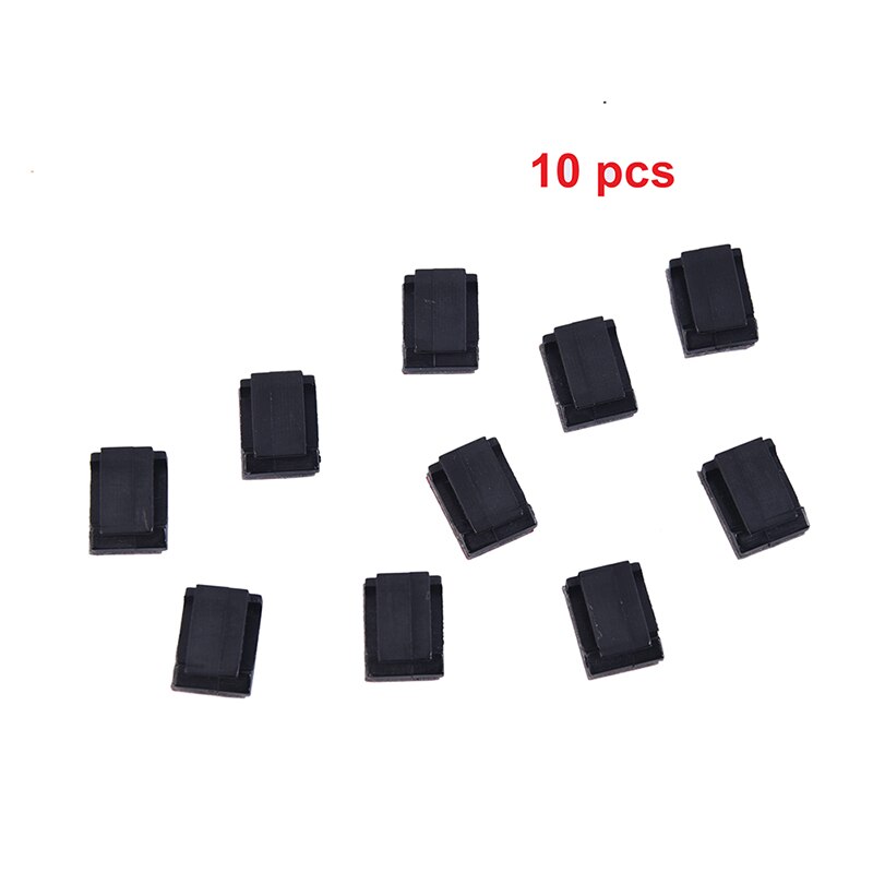 Self-adhesive Wire Bundle Holder Tie Mount Clip For10mm Wide Fix LED Strip Lights Connector Tie Mount Suitable: 10pcs