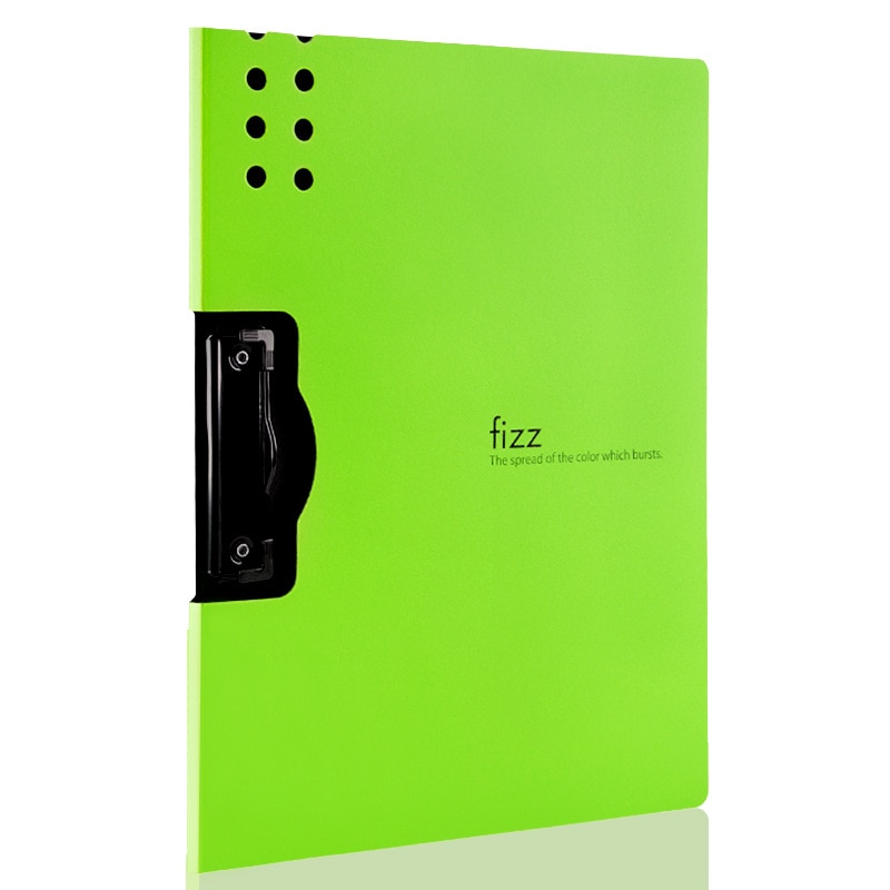 file folder PP board a4 horizontal folder multifunction file clip board for students office school supplies business: horizontal-green